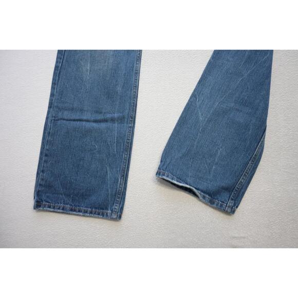 Levi's 514 Slim Straight Fit Rugged Denim Blue Jeans Mens Size 34 x 34 - Picture 3 of 9